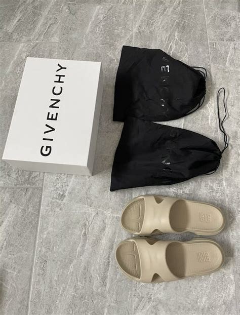 givenchy flip flops fur|givenchy marshmallow slide.